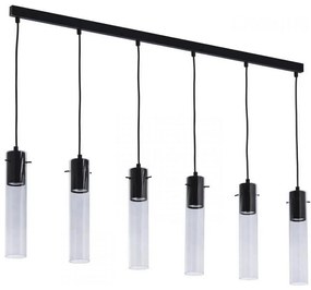 Luster na lanku LOOK GRAPHITE 6xGU10/10W/230V