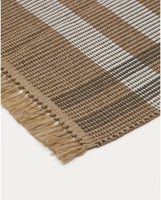 Béžový obojstranný/ručne tkaný koberec 60x90 cm Barani – Kave Home