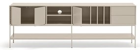 Krémový TV stolík 220x74x45 cm Platt – Teulat