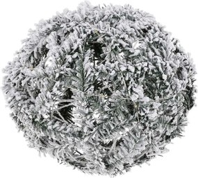LED guľa s námrazou 20 cm
