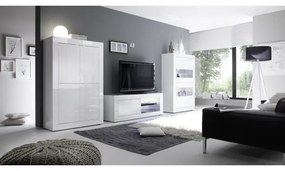 Televízny stolík NERILA biely