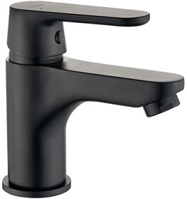 Kuchinox Dima, umývadlová batéria vrátane odtokovej zátky ClickClack h-132, čierna matná, LAV-BQD_722D