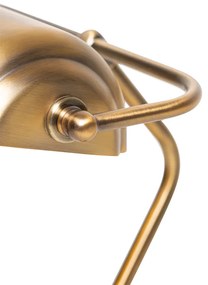 Klasická stolná lampa/notárska lampa bronzová - Banker