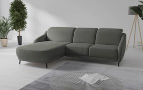 XXXLutz ROHOVÁ SEDAČKA, textil, bahenná hnedá Sit & More - Sedačky - 000144024135