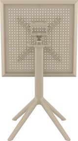 Skladací stôl Sky square - taupe