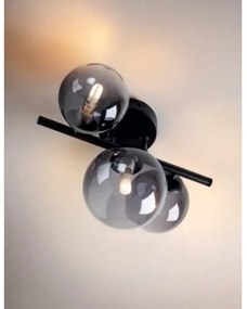 Redo 01-3988 - Prisadený luster ASTRA 3xG9/8W/230V čierna