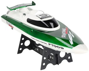 KIK RC motorový čln FT009 zelený – diaľkovo ovládaný, rýchlosť až 30 km/h