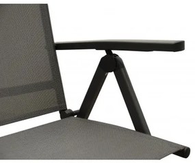 Doppler ACTIVE káro - záhradné polohovacie kreslo