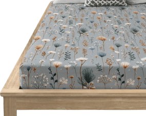Plachta z mikrovlákna BOTANIC FIELD sivá 180x200 cm
