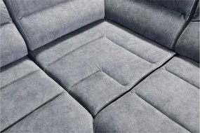 Sedacia súprava Denver, ľavá, šedá (country 19)