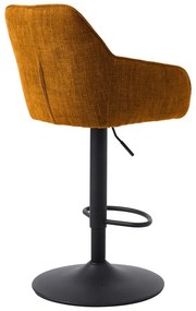 Oranžové barové stoličky v súprave 2 ks (výška sedadla 69 cm) Avola – Unique Furniture