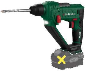 Parkside®  Aku vŕtacie kladivo Pabh 20-Li D4 + Akumulátor 20 V 2 Ah PAP 20 B1 + Nabíjačka 20 V 2,4 A PLG 20 C1  (800011843)