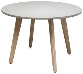 Mahalo stôl bielo-hnedý  Ø110 cm