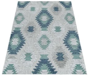 Ayyildiz, Kusový koberec Bahama 5153 Blue – na von aj na doma, 80x250, modrá, chodba / predsieň