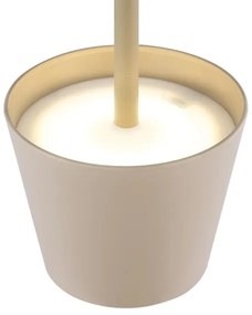 Globo 58488S - LED stmievateľná dotyková nabíjateľná vonkajšia lampa VANNIE 3W/5V IP54 1800 mAh