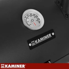 Turistický gril na drevené uhlie s poklopom