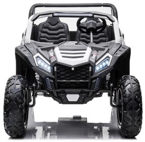 LEAN CARS ELEKTRICKÉ AUTÍČKO ATV STRONG Racing 4x4 Buggy Biela 2X180 W - 24V - 24V14Ah - 2023