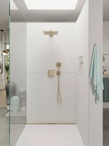 Hansgrohe Raindance E, hlavová sprcha 300 1jet so sprchovým ramenom, kartáčovaný bronz, HAN-26238140