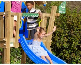 Ihrisko Jungle Crazy Playhouse so šmykľavkou a modulom 2-Swing Frame