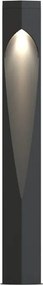 Nordlux Antracitová záhradná lampa Concordia pre žiarovku GU10 100cm 49018050
