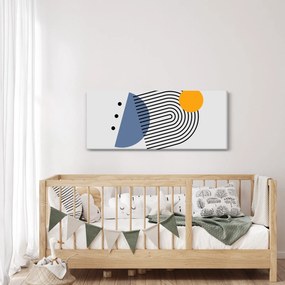 Obraz - Minimalistická abstrakcia N⁰2 (120x50 cm)