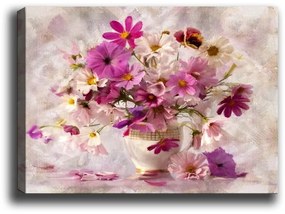 Nástenný obraz na plátne Tablo Center Flowers in Vase, 40 × 60 cm