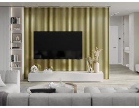 Mexen Lam-B, stenové lamely 275 × 31,5 cm, HDF doska 4 mm, zlatá, S100-275317-2812-057