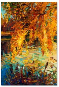Gario Obraz na plátne Maľovaná jeseň pri jazere Rozmery: 40 x 60 cm