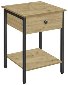 Odkladací stolík so zásuvkou TAYLOR ARTISAN 40x40 cm