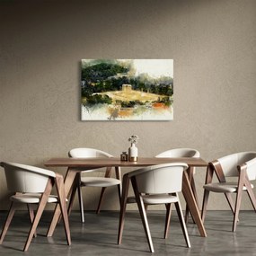 Obraz - Chrám Dia, Atény, Grécko (90x60 cm)