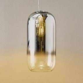 Artemide Gople sklenená závesná lampa Ag/striebro