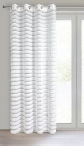 ZÁCLONA NA KRÚŽKOCH DANA1 140X250 CM BIELA