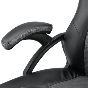 Ergonomická kancelárska stolička, čierna, polohovateľná opie