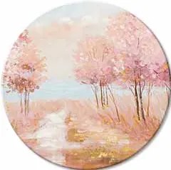 Okrúhly maľovaný obraz Vysnený život | rôzne rozmery