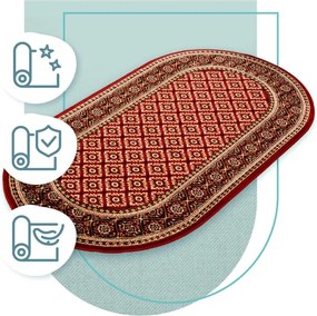 Koberec Agnella Standard Apium Terakota ovál