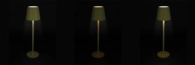 JU Stolná lampa 11 x 37 cm, zelená
