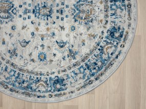 My Flair, Kusový koberec My Heriz CA60098 Beige kruh, 120x120 (priemer) kruh, béžová, chodba / predsieň