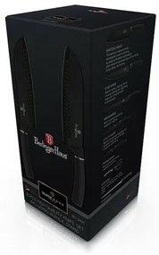 Sada kuchynských nožov v otočnom stojane 8 dielna Berlingerhaus Black Rose Collection BH-2421