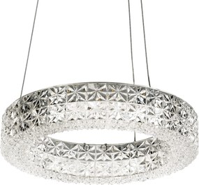 Toolight Toolight, LED závesné osvetlenie 28cm, 12W, 4000K, MS003-CP, chrómová, OSW-09613