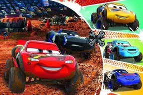 Puzzle Disney Cars 3/McQueen s přáteli 33x22cm 60 dílků