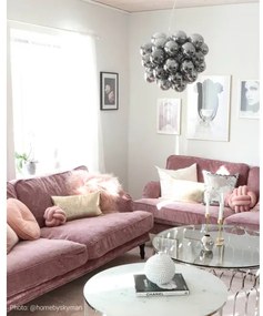 ByRydens 4200440-4505 - Luster na lanku GROSS 8xG9/4W/230V dymová/čierna