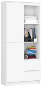 Skriňa Rexa 80 cm biela