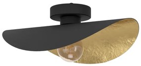 Eglo 390391 - Stropné svietidlo SACEDA 1xE27/40W/230V čierna/zlatá