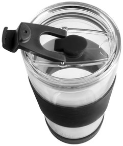 Čierny termo hrnček 600 ml Fuori – Vialli Design