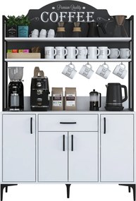 Multifunkčná kuchynská skrinka JULLY, biela