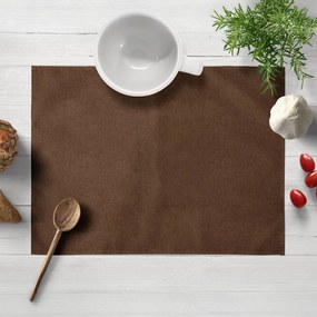 Biante Prestieranie na stôl/imitácia brúsenej kože Alcantara ALC-013 Hnedé 30x40 cm