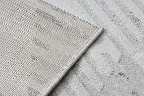 Koberec LIRA E1627 Trojuholníky geometrický, štrukturálny, glamour - sivý