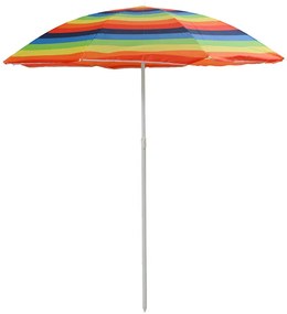 Slnečník COLORFUL STRIPES 180 cm, farebný