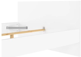 Biela dvojlôžková posteľ 140x190 cm Naia – Tvilum