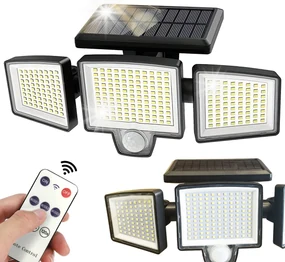 Bluegarden Bluegarden, LED solárna lampa so senzorom pohybu 7W 6500K P60262, OGR-08398